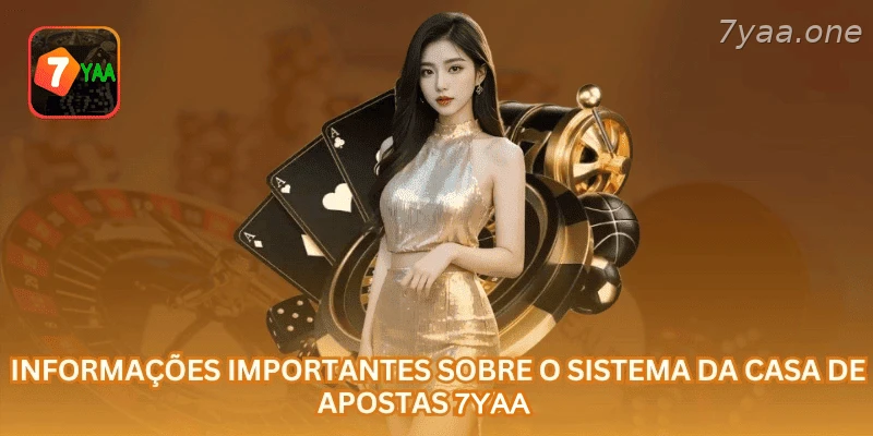 Apresentação da plataforma 7YAA com informações de conta, Pix, saldo em R$ e segurança para jogadores brasileiros